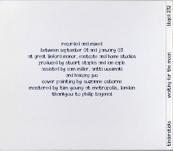 Tindersticks : Waiting For The Moon (CD, Album, Dig)