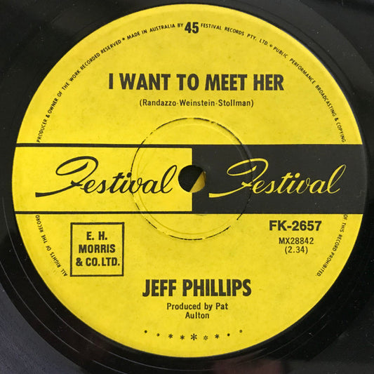 Jeff Phillips (7) : Baby It's You (7", Single)