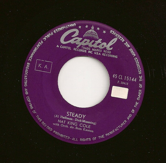 Nat King Cole - Stan Kenton : My Love / Steady (7", Single)
