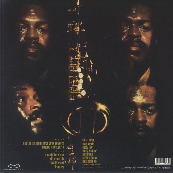 Albert Ayler - Music Is The Healing Force Of The Universe (LP, Album, RE) (Mint (M))