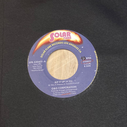 G&G Corporation - Our Lives Matter / Rip It Up (7") (Mint (M))