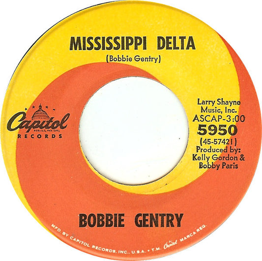 Bobbie Gentry - Ode To Billie Joe / Mississippi Delta (7", 45 RPM) (Good Plus (G+))