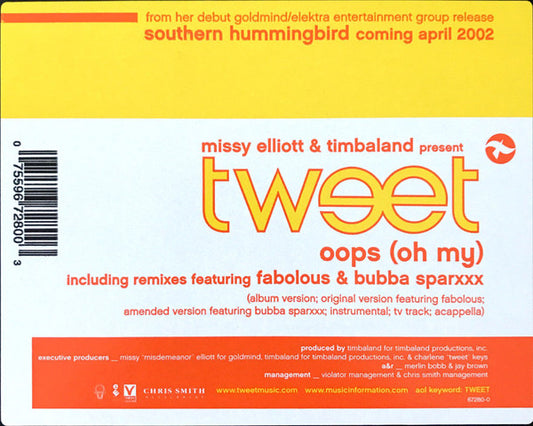Tweet - Oops (Oh My) (12", 33 ⅓ RPM) (Very Good (VG))