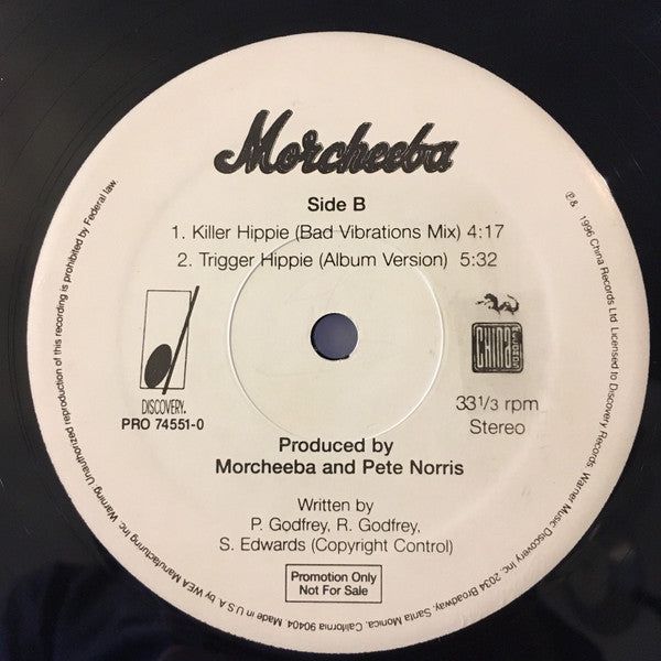 Morcheeba - Trigger Hippie (12", 33 ⅓ RPM, Promo) (Very Good Plus (VG+))