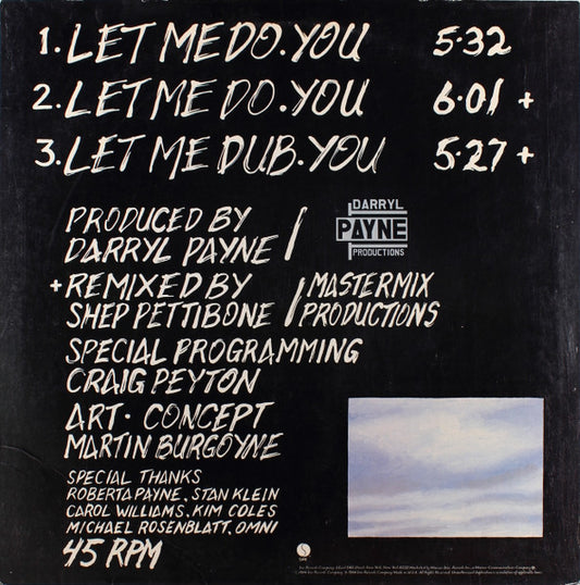 NV - Let Me Do You (12", 45 RPM, Maxi) (Very Good (VG))