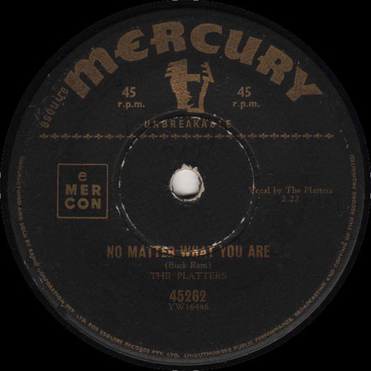 The Platters - Smoke Gets In Your Eyes (7", 45 RPM, Single) (Very Good (VG))