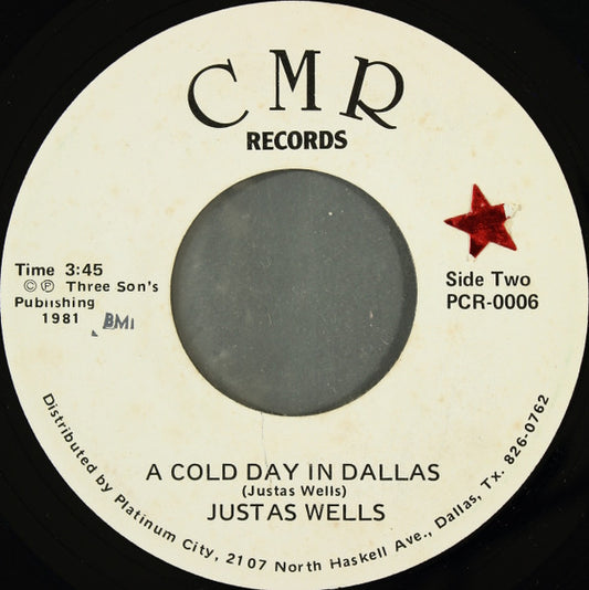 Justas Wells - Crazy (7", 45 RPM) (Very Good (VG))