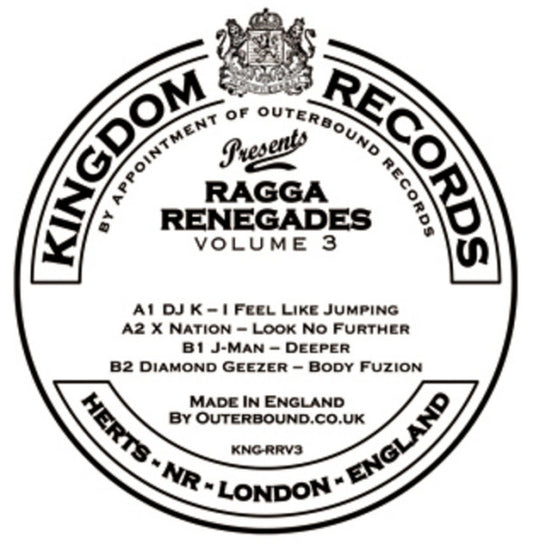 Various - Ragga Renegades Volume 3 (12") (Very Good (VG))