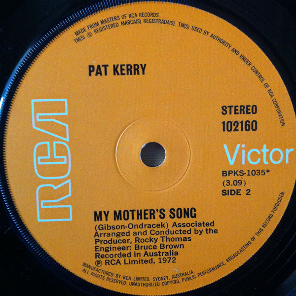 Pat Kerry - F-A-T-H-E-R (7", 45 RPM) (Very Good (VG))