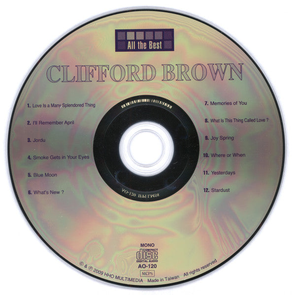 Clifford Brown - Love Is A Many Splendored Thing / I'll Remember April (CD, Comp, Mono) (Very Good Plus (VG+))