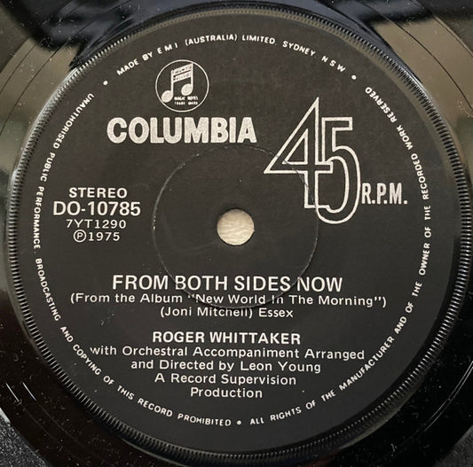 Roger Whittaker - The Last Farewell (For You Are Beautiful) (7", 45 RPM, Single) (Very Good (VG))