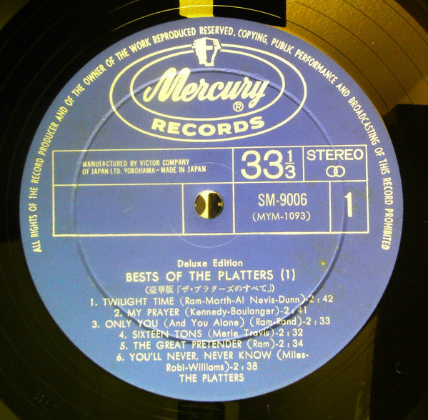 The Platters - Bests Of The Platters - Deluxe Edition (2xLP, Comp) (Very Good Plus (VG+))