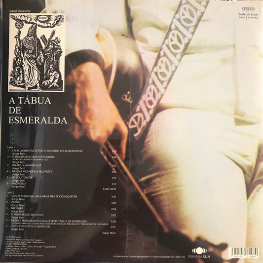 Jorge Ben - A Tábua De Esmeralda (LP, Album, RE, Unofficial, Stereo) (Mint (M))
