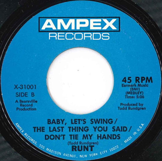 Runt - We Gotta Get You A Woman (7", 45 RPM, Single, Styrene) (Very Good (VG))