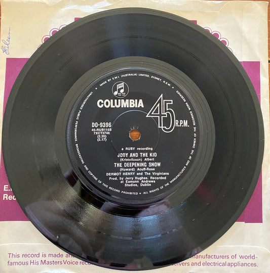 Dermot Henry, The Virginians - If Those Lips Could Only Speak (7", 45 RPM, Single) (Very Good (VG))