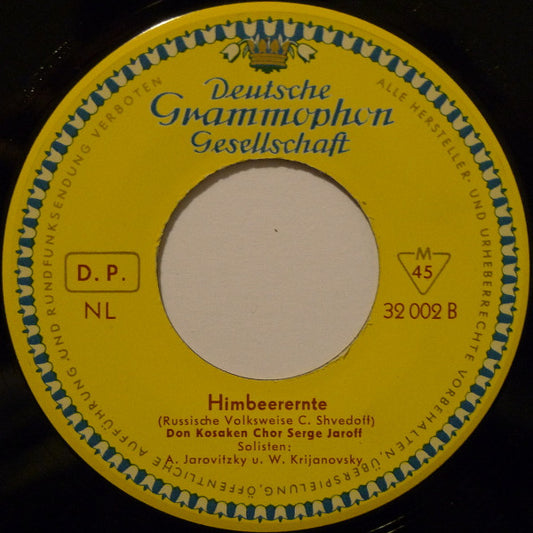Don Kosaken Chor Serge Jaroff - Es Wird Im Walde Gesagt (7", 45 RPM, Mono) (Good Plus (G+))
