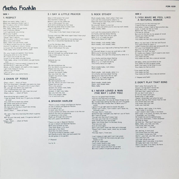 Aretha Franklin - Aretha Franklin (LP, Comp, Club) (Near Mint (NM or M-))