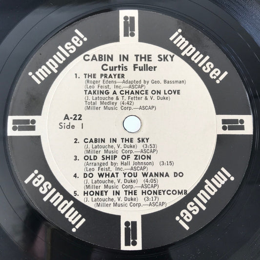 Curtis Fuller - Cabin In The Sky (LP, Album, Promo, Mono) (Very Good (VG))
