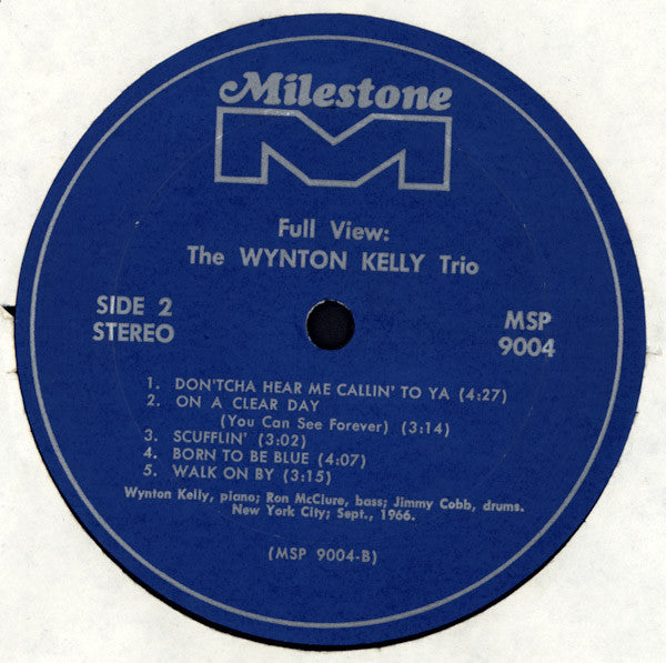 Wynton Kelly Trio - Full View (LP, Album, Stereo) (Very Good (VG))