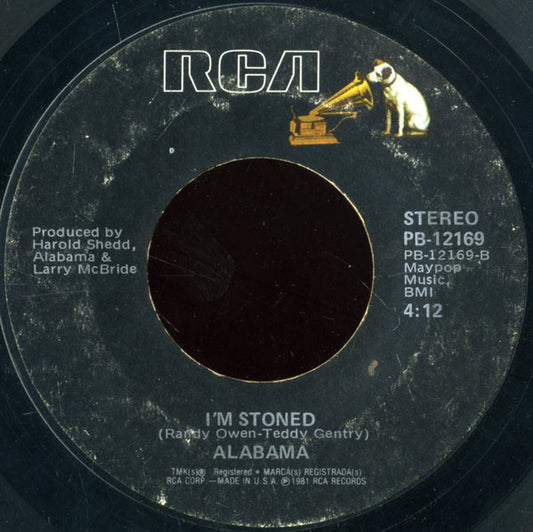 Alabama - Old Flame / I'm Stoned (7", 45 RPM) (Very Good (VG))