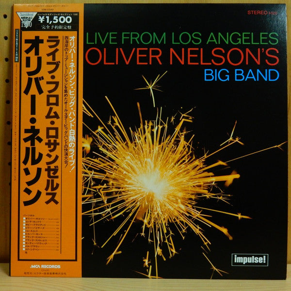 Oliver Nelson's Big Band : Live From Los Angeles (LP, Album, RE)
