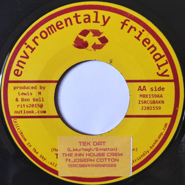 The Inn House Crew, Joseph Cotton - Tek Dat (7", 45 RPM) (Mint (M))