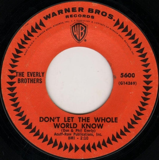 Everly Brothers - You're My Girl (7", 45 RPM, Single, Styrene) (Very Good (VG))