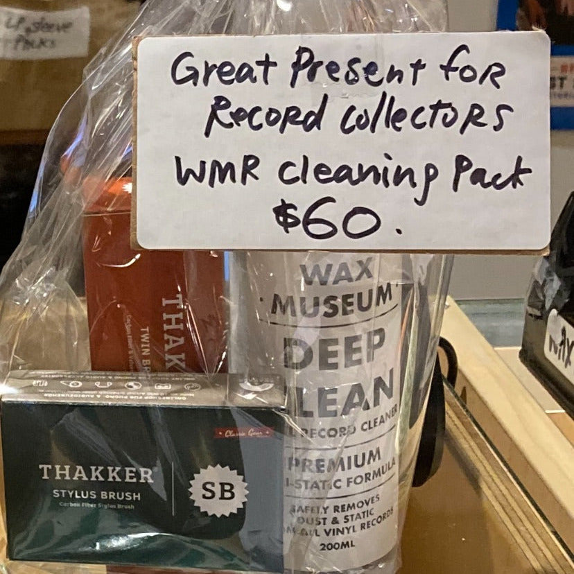 WMR Vinyl Cleaning Pack (Thakker Record Brush, Stylus Brush + Cleaning Spray)