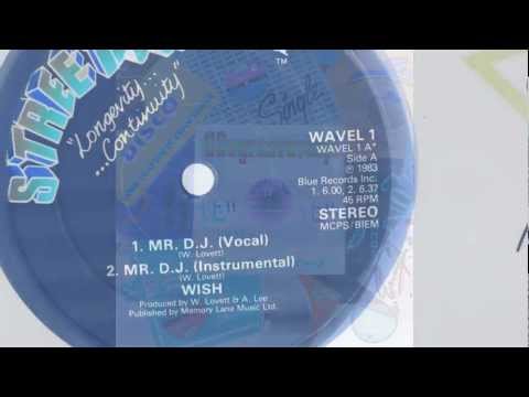 WISH - Mr D.J 12" 1983 instrumental Soul Jazz Funk 80s Groove