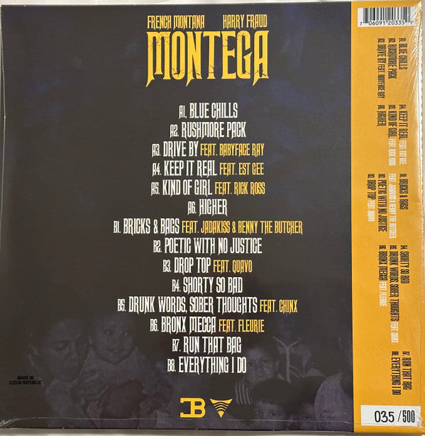 French Montana & Harry Fraud : Montega (LP, Album, Ltd, Num, Col)