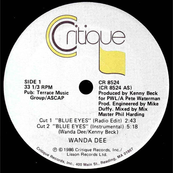 Wanda Dee : Blue Eyes (12")