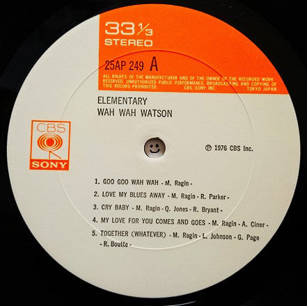 Wah Wah Watson* : Elementary (LP, Album)
