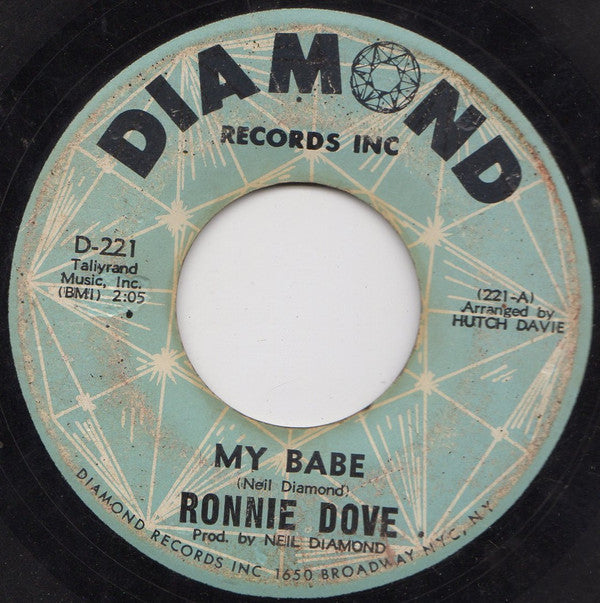 Ronnie Dove : My Babe / Put My Mind At Ease (7", Single)