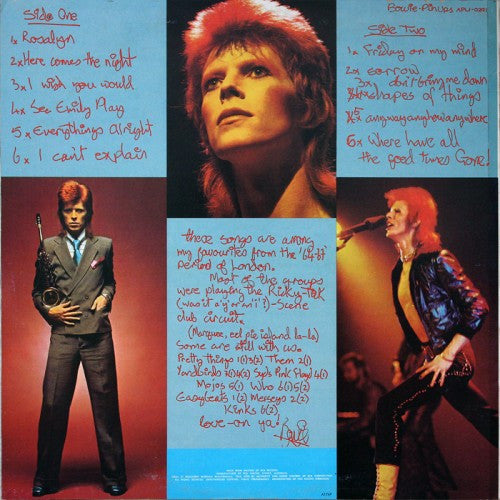 Bowie* : Pinups (LP, Album, Ora)