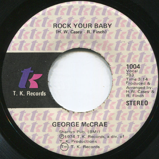 George McCrae : Rock Your Baby (7", Single)