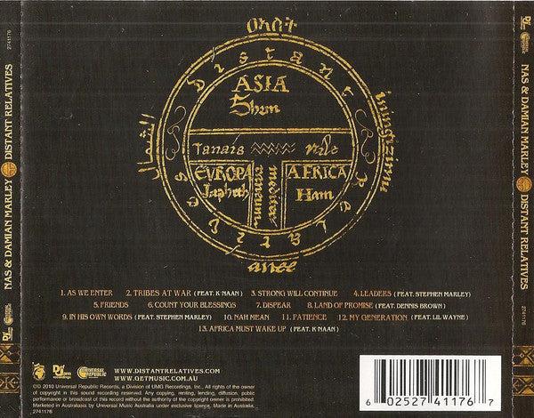 Nas & Damian Marley : Distant Relatives (CD, Album)