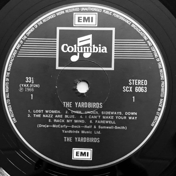 Yardbirds* : The Yardbirds (LP, Album, RE)