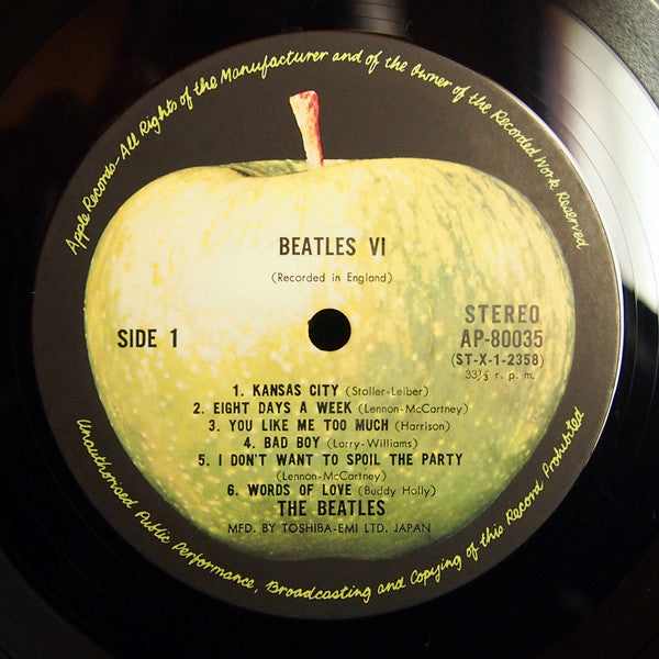The Beatles : Beatles VI (LP, Album, Gat)
