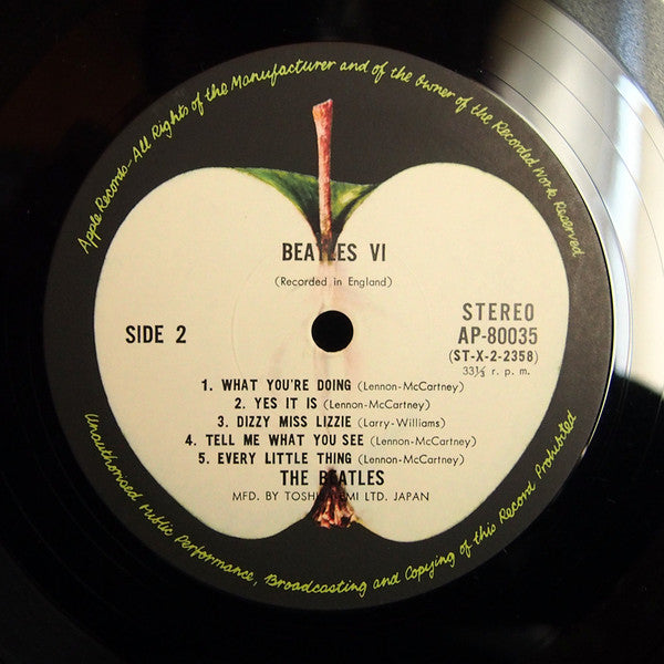 The Beatles : Beatles VI (LP, Album, Gat)