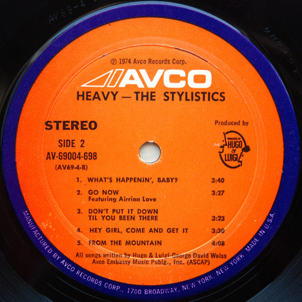 The Stylistics : Heavy (LP, Album, Mon)