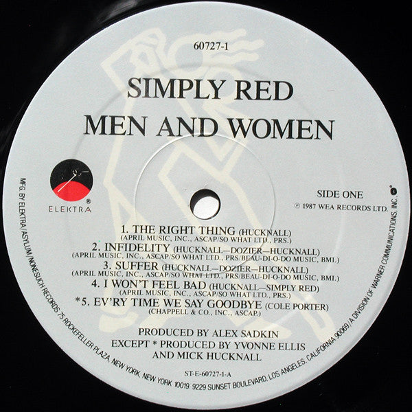 Simply Red : Men And Women (LP, Album)