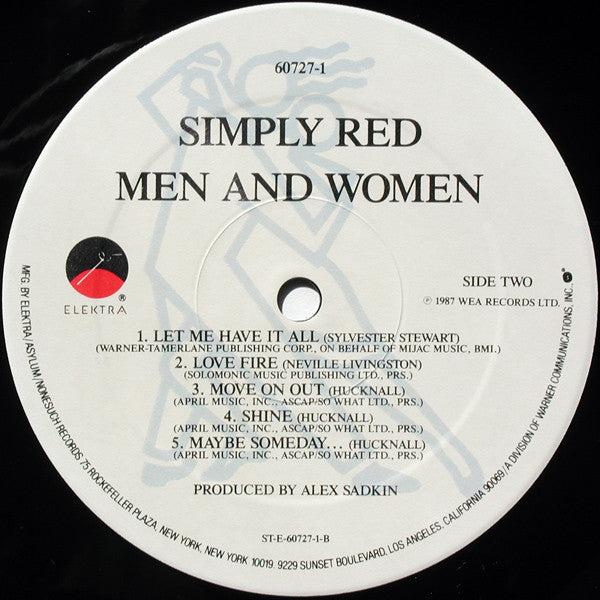 Simply Red : Men And Women (LP, Album)