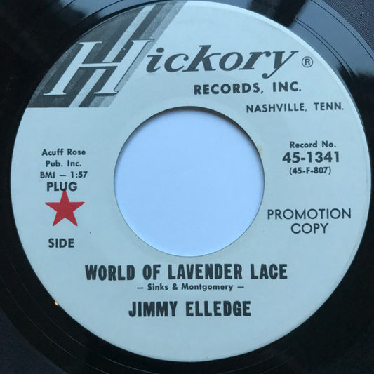 Jimmy Elledge : World Of Lavender Lace (7", Promo)