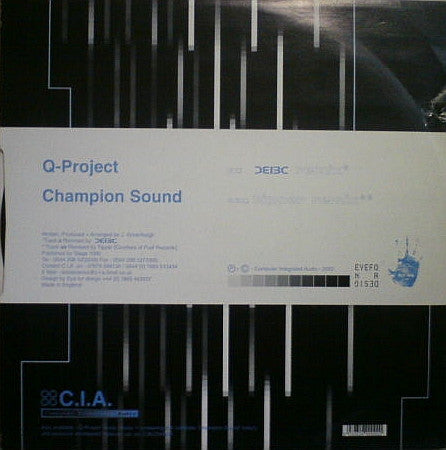 Q-Project* : Champion Sound (Remixes) (12")