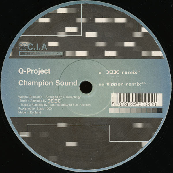 Q-Project* : Champion Sound (Remixes) (12")