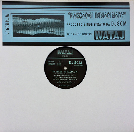 DJ SCM : Paesaggi Immaginary (12", EP)