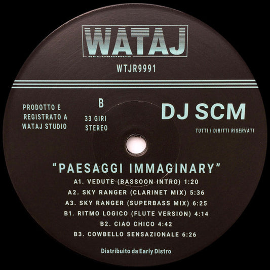 DJ SCM : Paesaggi Immaginary (12", EP)