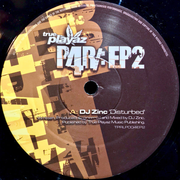 Various : Playaz 4 Real EP 2 (2x12", EP)