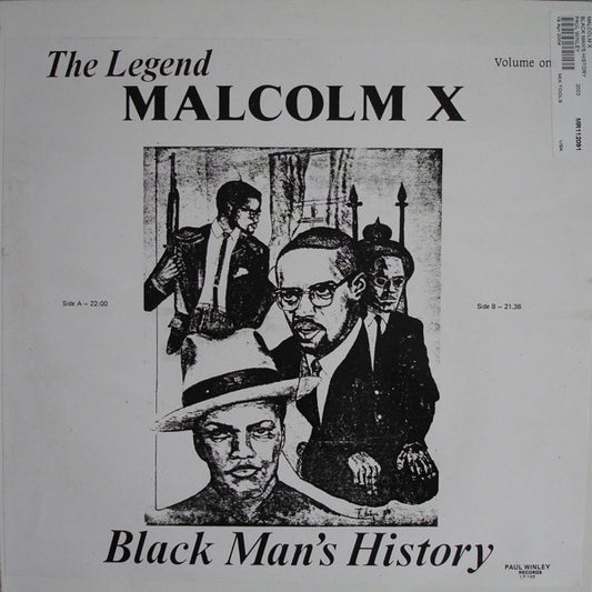 Malcolm X : Black Man's History Volume One (LP)