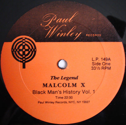 Malcolm X : Black Man's History Volume One (LP)